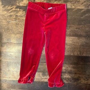 Janie and Jack Velvet pants
